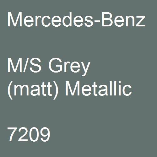 Mercedes-Benz, M/S Grey (matt) Metallic, 7209.